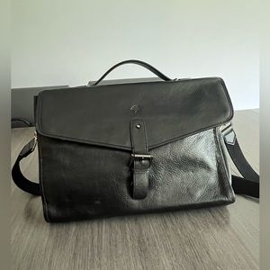 Mulberry Black Leather Laptop Satchel